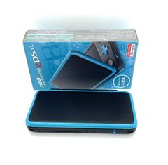 「中古品」New Nintendo 2DS LL ブラック×ターコイズ  JAN-S-BAAA(JPN) 訳あり【管理番号：JX11430729】