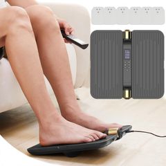 SENPPLE Leg Fit X2 足裏 EMS フットマット 足 フット 足ツボ 足裏ケア 全身筋肉刺激 温熱機能 リモコン付き 16種類モード 30段階レベル 健康器具 静音