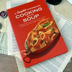457・R-1963　 A Campbell Cookbook Cooking with Soup　1976年 　ヴィンテージブック　レシピ本　キャンベルスープ　レシピ　キャンベルレシピ　スープ缶　キャンベルクックブック　料理本　ヴィンテージブック