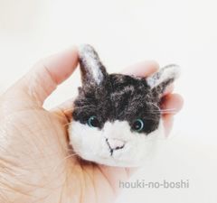 スコティッシュフォールド　羊毛ブローチ