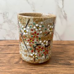 【九谷焼】大湯呑 小梅 和食器 Kutani Ware Cup Yunomi
