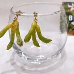 ドライフラワー カンガルーポーピアス