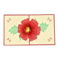 【数量限定】見舞い 誕生日 お祝い 祝福 カード バースデー ミニ グリーティング 感謝 ポップアップカード 花 封筒付き おしゃれ 立体カード 3D メッセージカード 花束 Maydahui