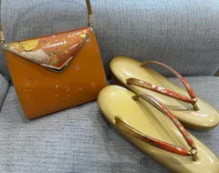 和装用バッグと草履セット　京都西じん老松