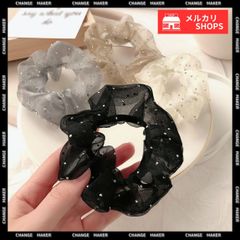シュシュ キラキラ 韓国風 ヘアゴム レディース ヘアアクセサリー まとめ髪 人気 ヘアアレンジ 大人可愛い 髪飾り 女子会 パーティー おしゃれ カジュアル 発表会 新作 人気プレゼント 結婚式 ヘアアクセ ファッション小物 シンプル 99JJSP-001