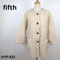 fifth フィフス ボアジャケット コート ノーカラー 防寒 あったか