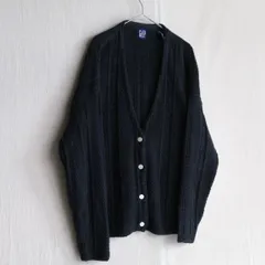 【リネン×コットン】 90s old GAP ニット カーディガン / ユニセックス L ブラック レディース USA ビンテージ K4-10039-9429