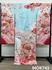 a753x54 訳あり 産着 女の子 水色 花 鞠 化粧箱付き - メルカリ