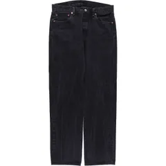 古着 リーバイス Levi's 501 ブラックデニム ストレートデニムパンツ メンズw34相当/eaa561589