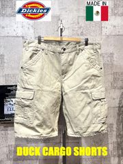ディッキーズ メキシコ製 RELAXED FIT ダック カーゴショーツ 38 ハーフパンツ Dickies ベージュ