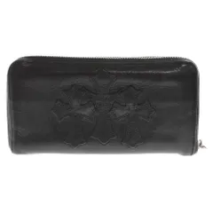 CHROME HEARTS (クロムハーツ) REC F ZIP 3セメタリー クロスパッチ ラウンドファスナーウォレット 長財布 ブラックのサムネイル