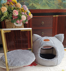猫ベッド 猫ハウス キャットハウス　ペット用 ドーム型 犬 猫 マット ふわふわ 冷たく 洗えるド 休憩所 ぐっすり眠れる 軽量 ポータブル