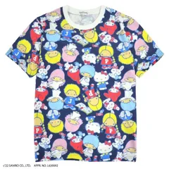 サンリオ　キャラクターTシャツ　ハローキティ、マイメロ　総柄　Big