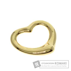 TIFFANY&Co. ティファニー オープンハート ペンダントトップ K18YG レディース