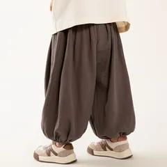 バルーンパンツ 長ズボン スウェットパンツ キッズ ジュニア 男の子 ダンス おしゃれ 子供服 オールシーズン 男の子 ボーイズ カジュアル 韓国子供服 通園 通学 ゆったり ボトムス ウエスト ゴム カジュアル changguo06