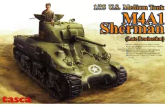 【中古】プラモデル 1/35 アメリカ中戦車 M4A1 シャーマン 後期型 [35-012]