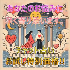 お試し限定価格!!  現役占星術師の占い鑑定　【恋愛・家庭・仕事・人生・他　相談】