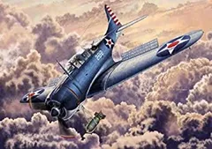 アカデミー 1/48 SBDドーントレス 完成品 1/48 SBD-2 ドーントレス【ミッドウェイ】完成品｜艦船模型の
