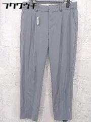◇ green label relaxing グリーンレーベルリラクシング UNITED ARROWS スラックス パンツ サイズ38 グレー レディース 【中古】 【1002798473584】