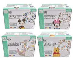 bibsters ビブスター ディズニー 使い捨てエプロン 60枚入り コストコ よだれかけ ミッキー／ミニー／ダンボ／プー