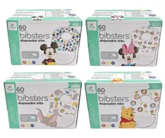 bibsters ビブスター ディズニー 使い捨てエプロン 60枚入り コストコ よだれかけ ミッキー／ミニー／ダンボ／プー