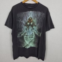 Disturbed ディスターブド バンドTシャツ Evolution ブラック Lサイズ メンズ 古着 ロック ストリート