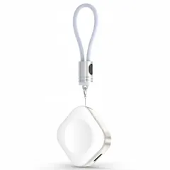 Apple Watch充電器 ストラップ付【5W急速対応】全シリーズ対応 Type-C接続 15g超軽量 マグネット式ポータブル充電器 AirPods対応 (Type-C/Lightning) (シルバー 2.5W) [シルバー 2.5W]