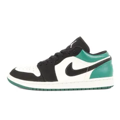 NIKE ナイキ サイズ:US8(26.0cm) | AIR JORDAN 1 LOW (553558-113) | エアジョーダン1 ロー | ホワイト ブラック ミスティックグリーン | ローカット スニーカー シューズ 靴【メンズ】【中古】