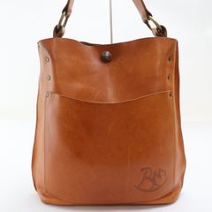 2507-34 レッドムーン ショルダーバッグ REDMOON レザー製 キャメル