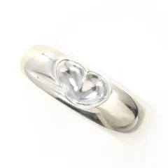 ティファニーカーブドハート K18 7.5号 新品仕上げ　無傷未使用に近い ティファニーカーブドハート K18 7.5号 新品仕上げ 無傷未使用に