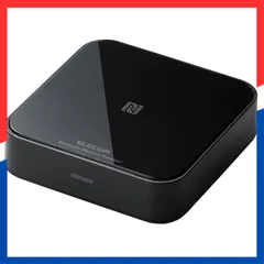 【特価商品】RCA変換ケーブル付 ブラック ステレオミニ接続 Bluetoothオーディオレシーバー LBT-AVWAR501XBK エレコム