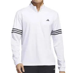 ★アディダス ゴルフ adidas GOLF 定価8470円 新品 メンズ 吸汗速乾 高機能 ハーフジップ 長袖 シャツ 白 XXL [IQ2918-2XL] 三 零★QWER