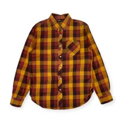 L.L.Bean エルエルビーン チェック BD ボタンダウン 長袖シャツ M/メンズ/筆記体タグ/復刻/インド綿