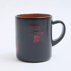 天然木製 Ｄマグカップ あわせ 曙 漆塗り 黒 ブラック 軽い 割れにくい コーヒーカップ コップ モダン 和食器