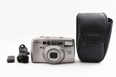★美品★ペンタックス PENTAX ESPIO 140 シルバー ★ケース・リモコン付属★ LL380#2320