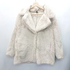 ◇ H&M エイチアンドエム 長袖 コート サイズM ホワイト系 レディース E  【1407180040724】
