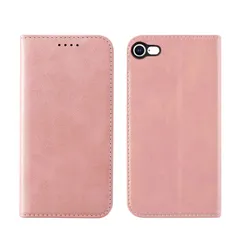 【新着商品】SE3 ﾋﾟﾝｸｺﾞｰﾙﾄﾞ SE2 PUレザー 手帳型ケース ベルトなし マグネット iPhone(SE第2・第3世代)/8/7 アイフォン ケース カバー iphoneSE3ケース HanaRo iphoneSE2ケース iphoneSEケース