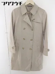 ◇ ◎ UNIQLO ユニクロ ウエストベルト付 トレンチ コート サイズM ベージュ系 レディース  【中古】 【1110080004184】