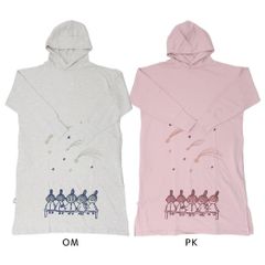 ムーミン フーディー リラックスパーカーワンピ 姉妹 北欧 ワタナベ ファッション雑貨 キャラクター グッズ 