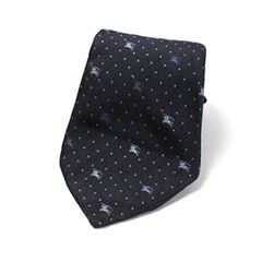 バーバリー シルク ネクタイ ドット ロゴ 中古 ABランク