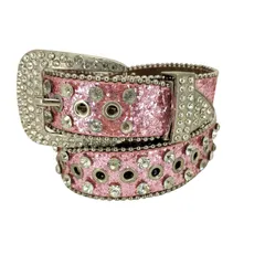 ユーズドフルギ USED古着 ストーン付き グリッターベルト Y2K レディース 表記無 