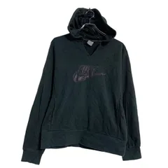 NIKE ロゴスウェット パーカー XL ブラック ナイキ プルオーバー ビッグサイズ スポーティー 古着卸 アメリカ仕入 a612-6725