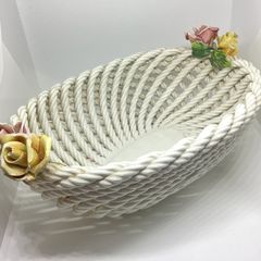 イタリア陶器製フルーツバスケット - メルカリ