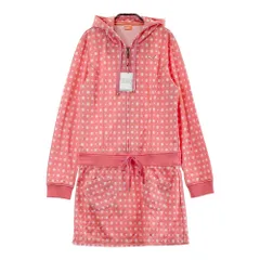 サイズ：O PUMA GOLF プーマゴルフ  フード付 ハーフジップ 長袖ワンピース 総柄 ピンク系 [240101402774] ゴルフウェア レディース ストスト