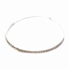 【ALEXANDRE ZOUARI】美品！　カチューシャ　花　ストーン ALEXANDRE ZOUARI】美品！カチューシャ花ストーン