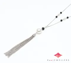 ミキモト タッセル 11.4mm 白蝶真珠(南洋真珠)   ペンダント・ネックレ