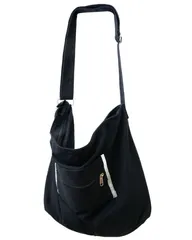 【新品 未使用】大人気 ニュースペーパーバッグ 大容量　ショルダーバッグ　斜め掛け　キャンバス 肩掛け ニュースペーパーバッグ キャンバスコットン ポケット ユニセックス