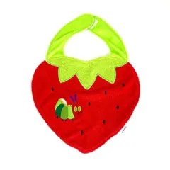 はらぺこあおむし スタイ いちご　ビブ(よだれかけ)　レッド　エリック・カール