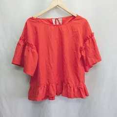 ◇ ⊂ Φ Sonny Label サニーレーベル URBAN RESEARCH 半袖 ブラウス サイズF オレンジ系 レディース E  【1410290035818】