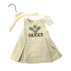 GUCCI ノースリーブワンピース キッズ サイズ6 グッチ GUCCI グッチ ニット チルドレンズ チェック ワンピース キッズ